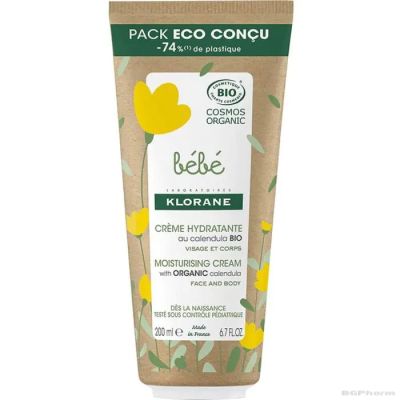 КЛОРАН БЕБЕ Хидратиращ крем за лице и тяло с невен 200 мл | Klorane Bebe
