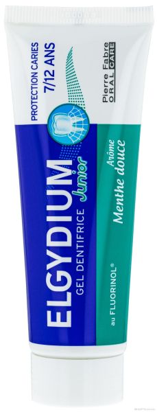 ЕЛГИДИУМ ДЖУНИЪР Паста за зъби 7-12г с вкус на сладка мента 50 мл | Elgydium Junior