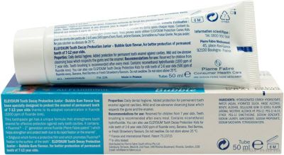 ЕЛГИДИУМ ДЖУНИЪР Паста за зъби 7-12г с вкус на дъвка 50 мл | Elgydium Junior