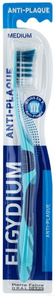 ЕЛГИДИУМ АНТИПЛАКА Четка за зъби против плака МЕДИУМ/СРЕДНА | Elgydium Anti-Plaque