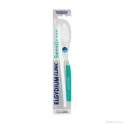 ЕЛГИДИУМ КЛИНИК СЕНСИЛИЙВ Четка за чувствителни зъби МЕДИУМ/СРЕДНА | Elgydium