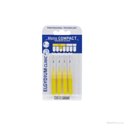 ЕЛГИДИУМ КЛИНИК МОНО КОМПАКТ Интрадентрална четка ЖЪЛТА х 4 броя | Elgydium Mono Compact