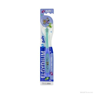 ЕЛГИДИУМ БЕЙБИ Четка за зъби за бебета 0-2 г | Elgydium Baby