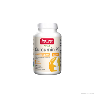 Куркумин 500 мг х 60 капсули ДЖАРОУ | Jarrow Formulas Curcumin 95