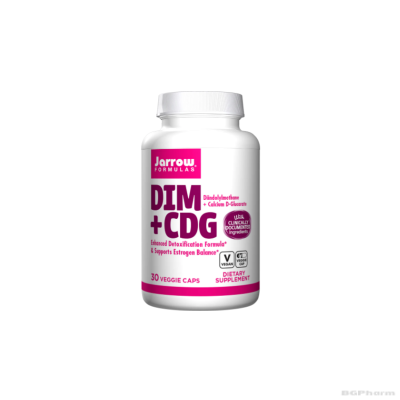 ДИМ (Дииндолил метан) + КДГ (Калциев Д-глюкарат) х 30 капсули ДЖАРОУ | Jarrow Formulas DIM + CDG