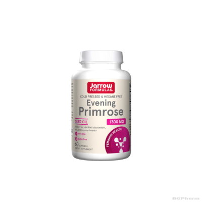 Вечерна иглика масло 1300 мг х 60 капсули ДЖАРОУ | Jarrow Formulas Evening Primrose