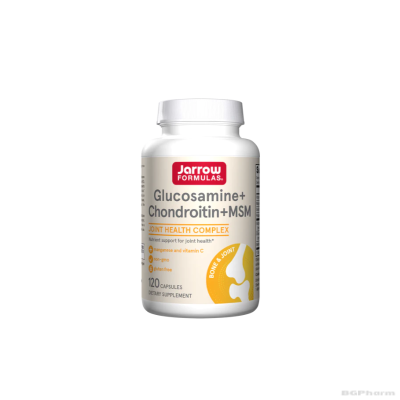 Глюкозамин, Хондроитин + МСМ х 120 капсули ДЖАРОУ | Jarrow Formulas Glucosamine Chondroitin MSM