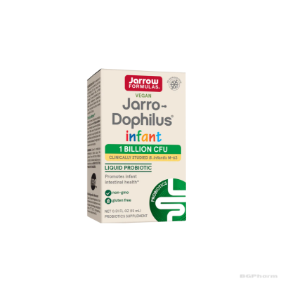 ДЖАРОУ ДОФИЛУС Пробиотик за Кърмачета и Бебета на капки х 15 мл | Jarrow Formulas Jarro-Dophilus