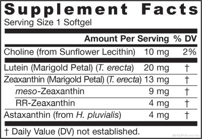 Макула защитни фактори (витамини за очи) х 30 капсули ДЖАРОУ | Jarrow Formulas Macula Protective Factors