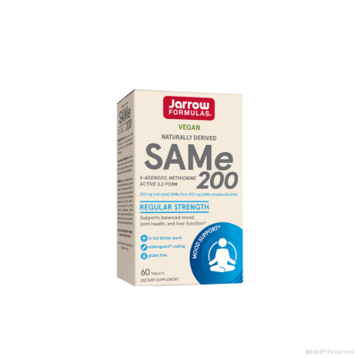 САМе S-Аденозил метионин 200 мг х 60 таблетки ДЖАРОУ | Jarrow Formulas SAMe