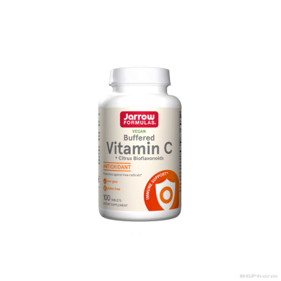 Витамин Ц буфериран 750 мг + цитрусови флавоноиди х 100 таблетки ДЖАРОУ | Jarrow Formulas Vitamin C + Citrus Bioflavonoids