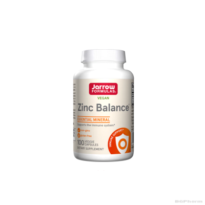 Цинк баланс 15 мг х 100 капсули ДЖАРОУ | Jarrow Formulas Zinc Balance® L-Methionine Sulfate