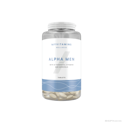 АЛФА МЕН Мултивитамини за мъже х 120 таблетки МАЙПРОТЕИН | Myprotein Alpha Men Super Multi Vitamin 