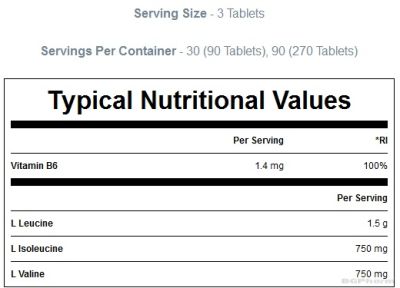 БЦАА ПЛЮС х 270 таблетки МАЙПРОТЕИН | Myprotein BCAA Plus