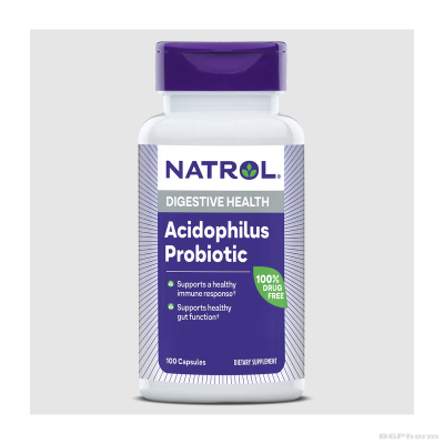 Натрол Пробиотик АЦИДОФИЛУС 100мг х 150 капсули | Natrol Acidophilus Probiotic