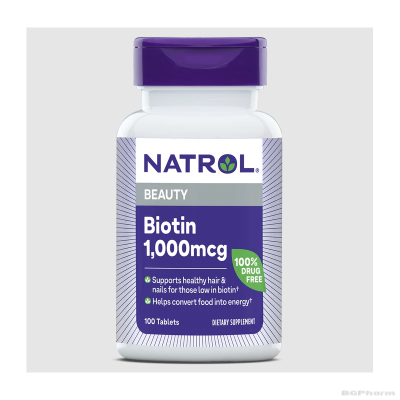 Натрол Биотин 1000 мкг х 100 таблетки | Natrol Biotin