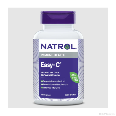 Натрол Витамин Ц 500 мг + биофлавоноиди х 120 капсули | Natrol Easy-C with Bioflavonoids
