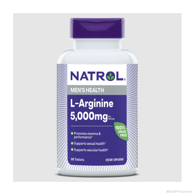 Натрол Аргинин 5000 мг х 90 таблетки | Natrol L-Arginine