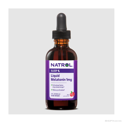 Натрол Мелатонин 1 мг течен (на капки) х 60 мл | Natrol Melatonin Liquid