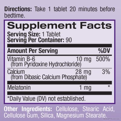 Натрол Мелатонин 1 мг х 90 таблетки | Natrol Melatonin