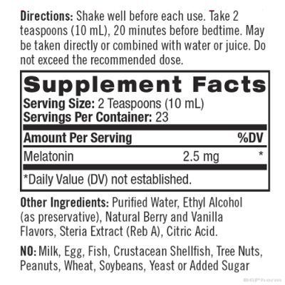 Натрол Мелатонин течен х 237 мл | Natrol Melatonin Liquid