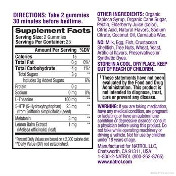 Натрол РЕЛАКСИЯ НАЙТ Формула за успокоение х 50 желирани таблетки | Natrol Relaxia Night Calm