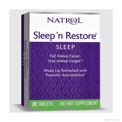 Натрол СЛИЙП ЕНД РЕСТОР Формула за сън х 20 таблетки | Natrol Sleep 'N Restore