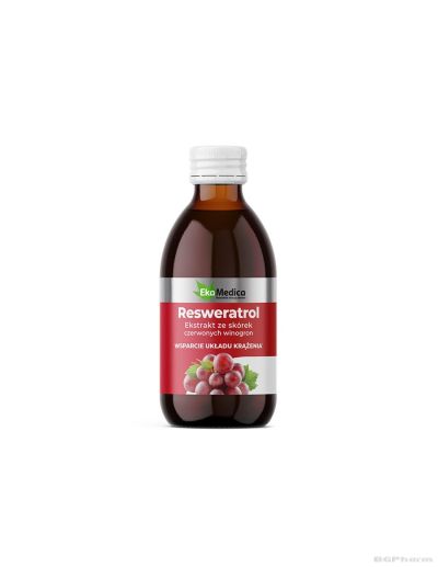 Сок от червено грозде (Ресвератрол) Сърдечен тоник и антиоксидант х 250 мл EkaMedica