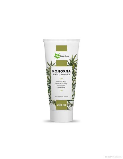 Масажен крем с масло от конопено семе х 200 мл EkaMedica