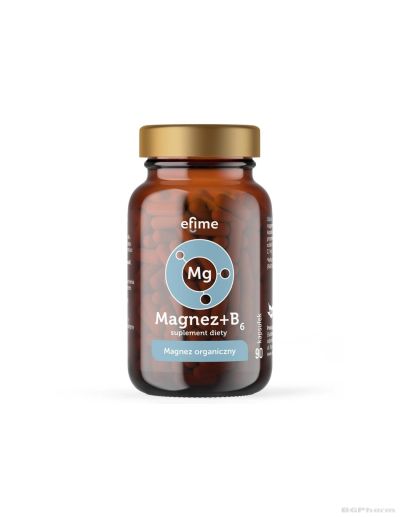 Магнезий + Витамин Б6 х 90 капсули EkaMedica | Magnesium + B6