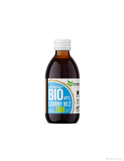 Черен бъз БИО сок с ацерола и натурален витамин Ц х 250 мл EkaMedica