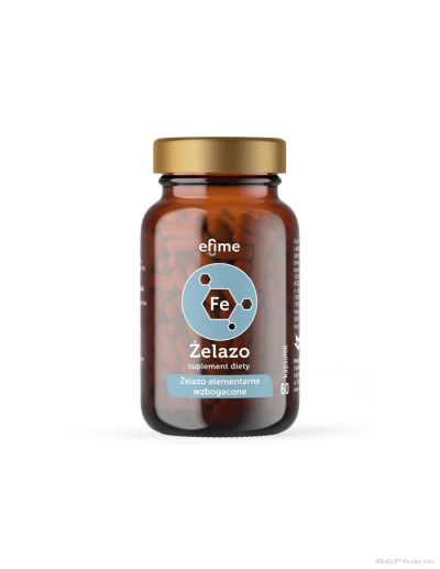 Желязо + Витамини Б6, Б12, Ц и Фолиева киселина х 60 капсули EkaMedica