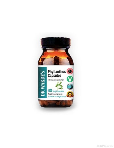 Филантус Аюрведа при заболявания на черния дроб, далака и подагра х 60 капсули DR WAKDE'S | Phyllanthus