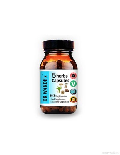 5  Билки за стимулиране на либидото х 60 капсули DR WAKDE's | 5 Herbs for Libido