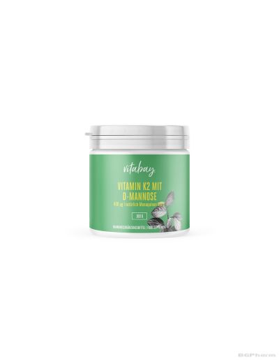 Витамин К и Д-маноза на прах  100 гр Vitabay | Vitamin K2 + D-Mannose