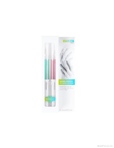 Комплект заздравител за нокти дуо с калций и биотин 2 х 2 мл Vitabay | MED Nagelhärter Duo-Set